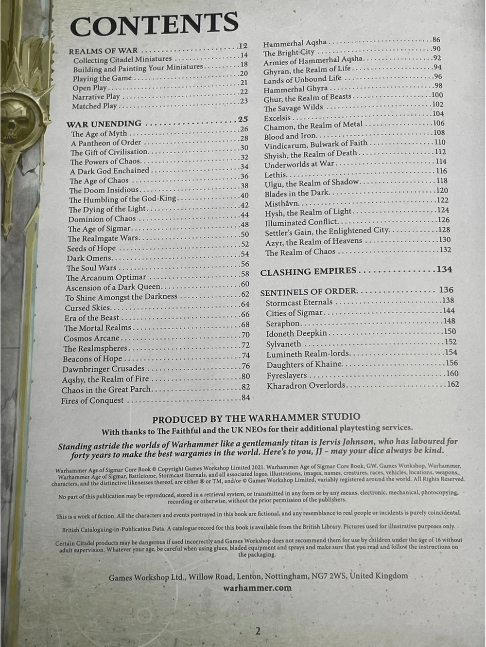 2021 Warhammer Age of Sigmar Core Book